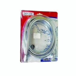 สายฝักบัว/สายฉีดชำระ SEKURE สแตนเลส 1.5 ม. สีสแตนเลส