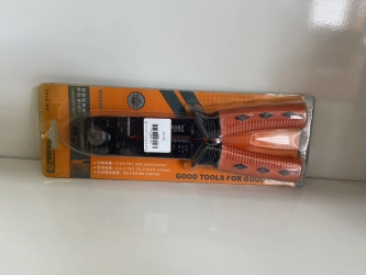 คีมปอกสายย้ำหัวหางปลา 0.5-5มิล 5in1 #AK-9102